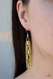 Right On Key - Yellow Necklace