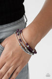 Tribal Spunk - Purple Bracelet