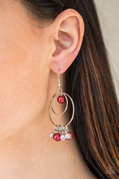 New York Attraction - Red Earrings