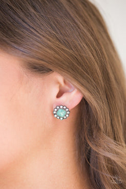 Little Lady - Green Earrings