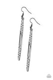 Award Show Attitude - Black Earrings
