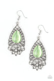 Majestically Malibu - Green Earrings