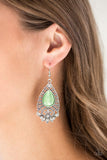 Majestically Malibu - Green Earrings