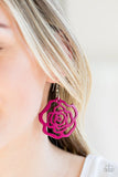 Island Rose - Pink Earrings