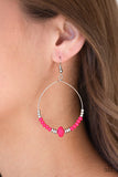Retro Rural - Pink Earrings