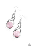 Swept Away - Pink Earrings