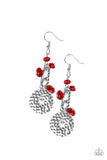 Seaside Catch - Red Earrings