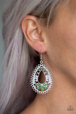 Instant Reflect - Green Earrings