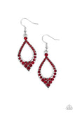 Finest First Lady - Red Earrings