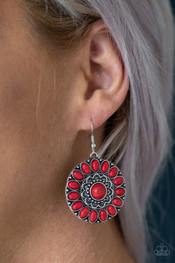 Desert Palette - Red Earrings