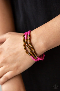 Woodland Wanderer - Pink Bracelet