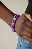 Daisy Debutante - Purple Bracelet