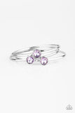 Be All You Can BEDAZZLE - Purple Bracelet