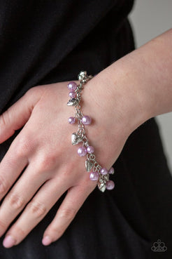 One Of A Kind Hearted - Purple Bracelet