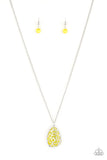 Gleaming Gardens - Yellow Necklace