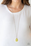 Gleaming Gardens - Yellow Necklace