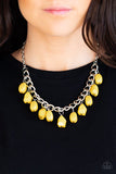 Take The Color Wheel - Yellow Necklace