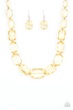 Ice Versa - Yellow Necklace
