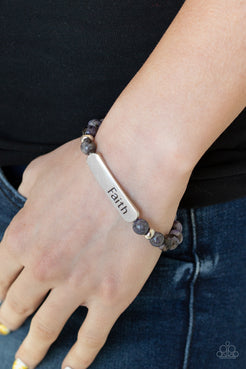 Faith In All Things - Purple Bracelet