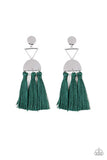 Tassel Trippin - Green Earrings