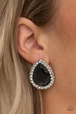 Dare To Shine - Black Earrings