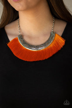 Might and MANE - Orange Necklace