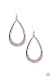 Take A Dip - Pink Earrings