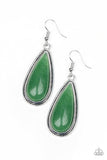 Oasis Sheen - Green Earrings