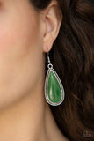 Oasis Sheen - Green Earrings