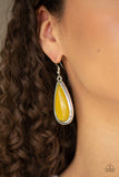 Oasis Sheen - Yellow Earrings