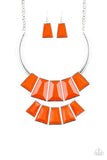 Lions, TIGRESS, & Bears - Orange Necklace