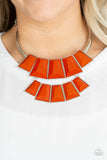 Lions, TIGRESS, & Bears - Orange Necklace