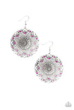 Mandala Mandalay - Pink Earrings