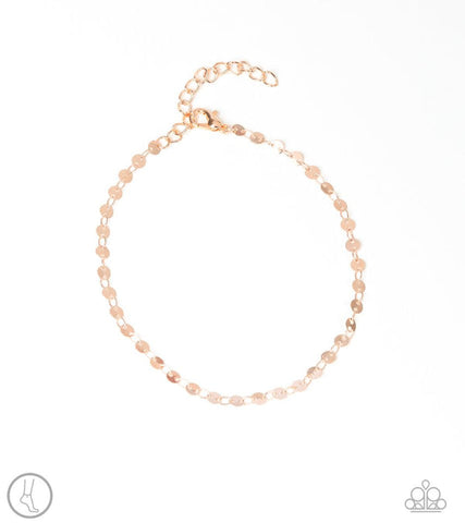 Beach Shimmer - Rose Gold Anklet