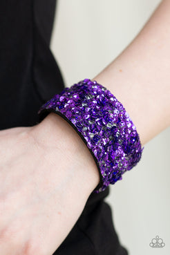 Starry Sequins - Purple Bracelet