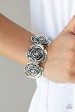 Floral Flamboyancy - White Bracelet