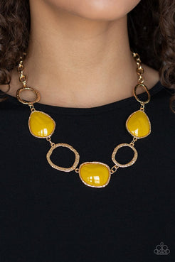 HAUTE Heirloom - Yellow Necklace