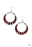 Ka-POW Dazzle - Red Earrings