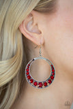 Ka-POW Dazzle - Red Earrings