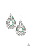 Malibu Gardens - Green Earrings