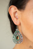 Malibu Gardens - Green Earrings