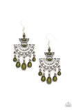 Sol Searching - Green Earrings