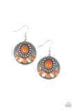 Sandstone Paradise - Orange Earrings