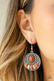 Sandstone Paradise - Orange Earrings