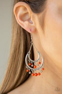 Free Spirited Spirit - Orange Earrings