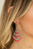 Kite Race - Pink Earrings