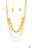 Trend Status - Orange Necklace