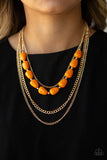 Trend Status - Orange Necklace