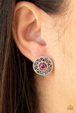 Sunlit Splendor - Pink Earrings