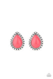 Boldly Beaded - Pink Earrings